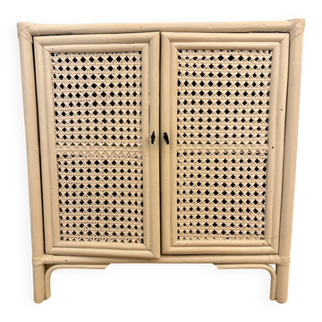 Rattan and caned buffet