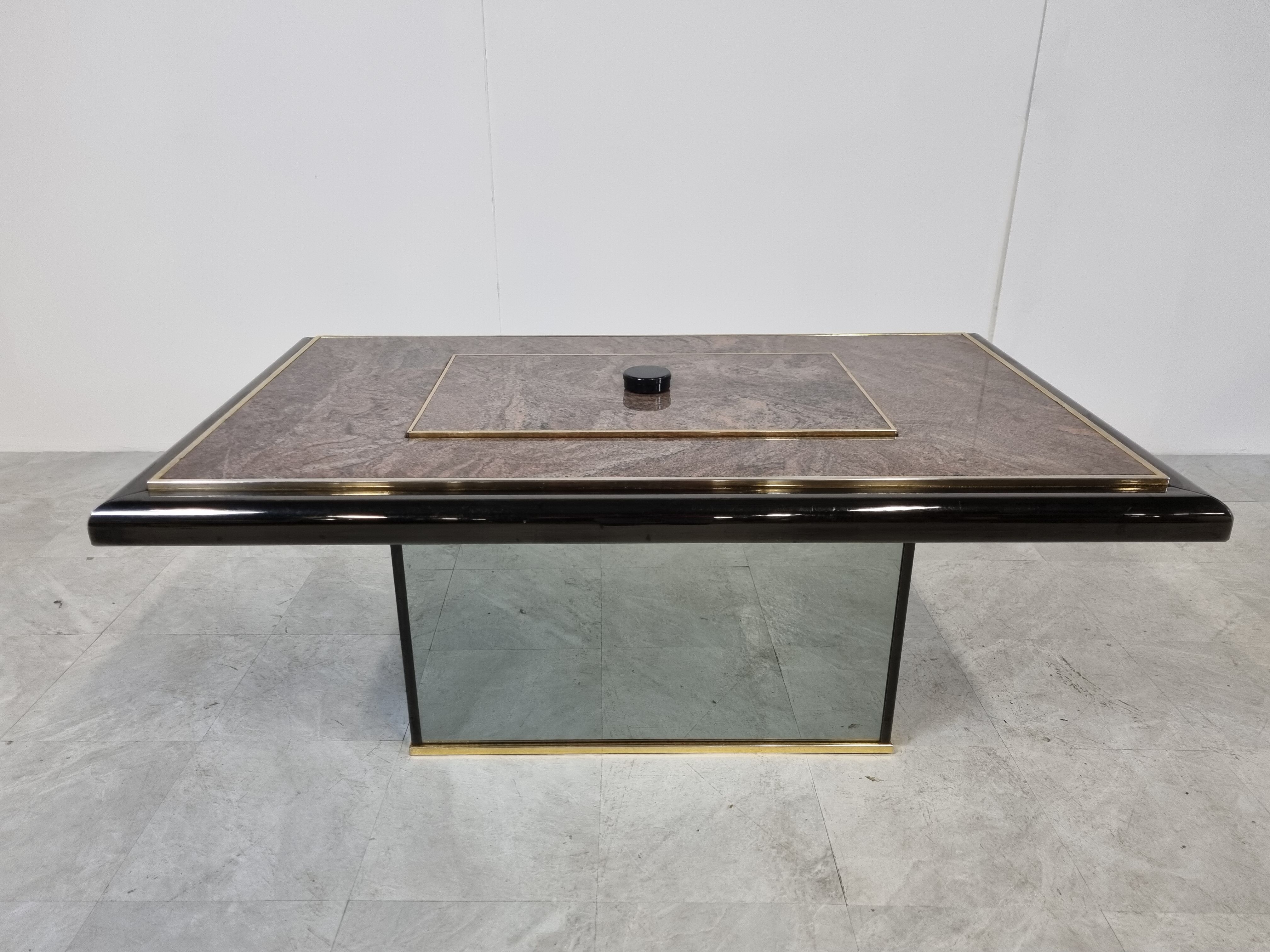 Vintage hidden bar coffee by Fedam, 1980s