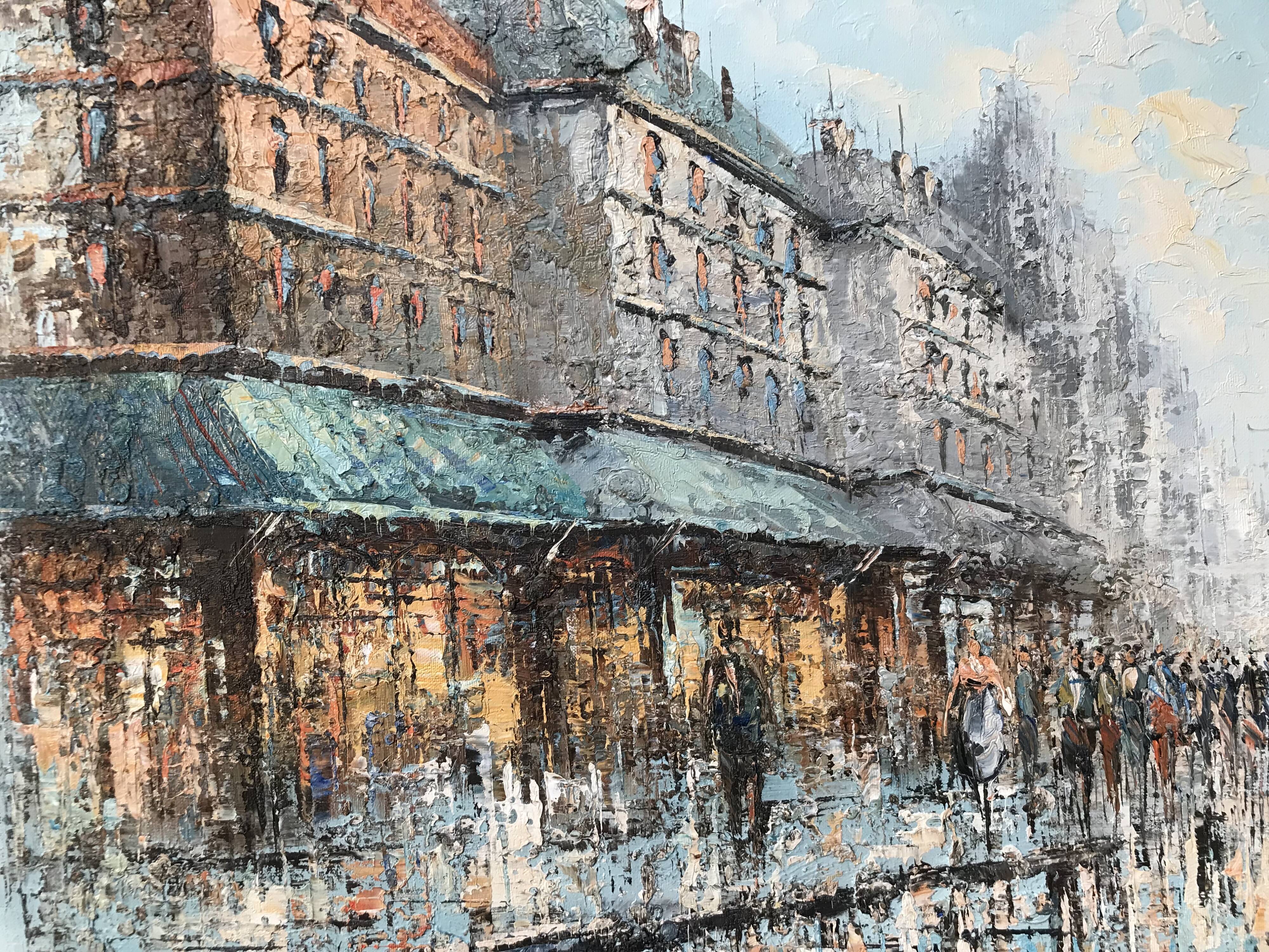 Parisian landscape by Burnett