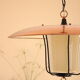 Rare suspension Italian copper lantern 1950 XXL