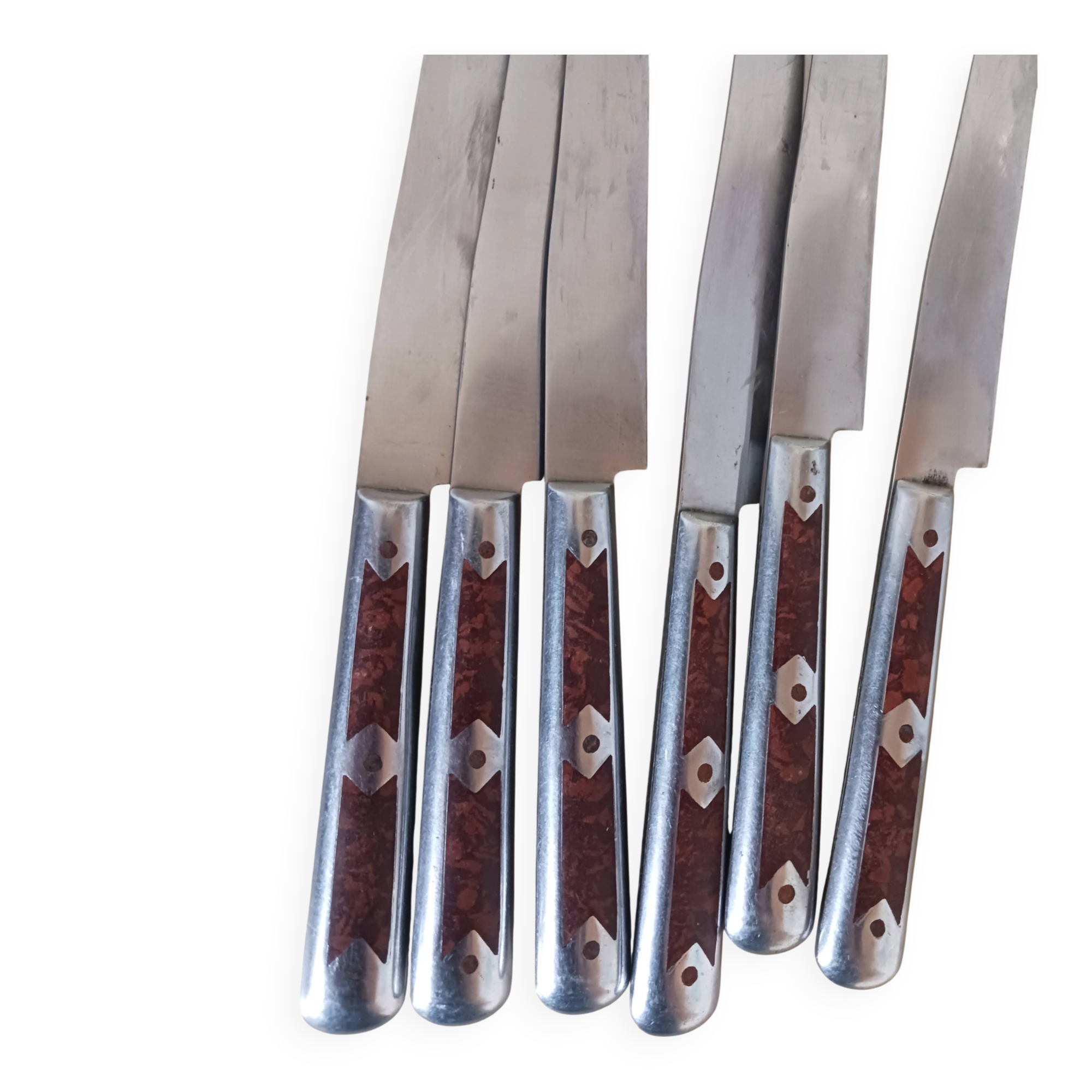 Art Deco style knives.