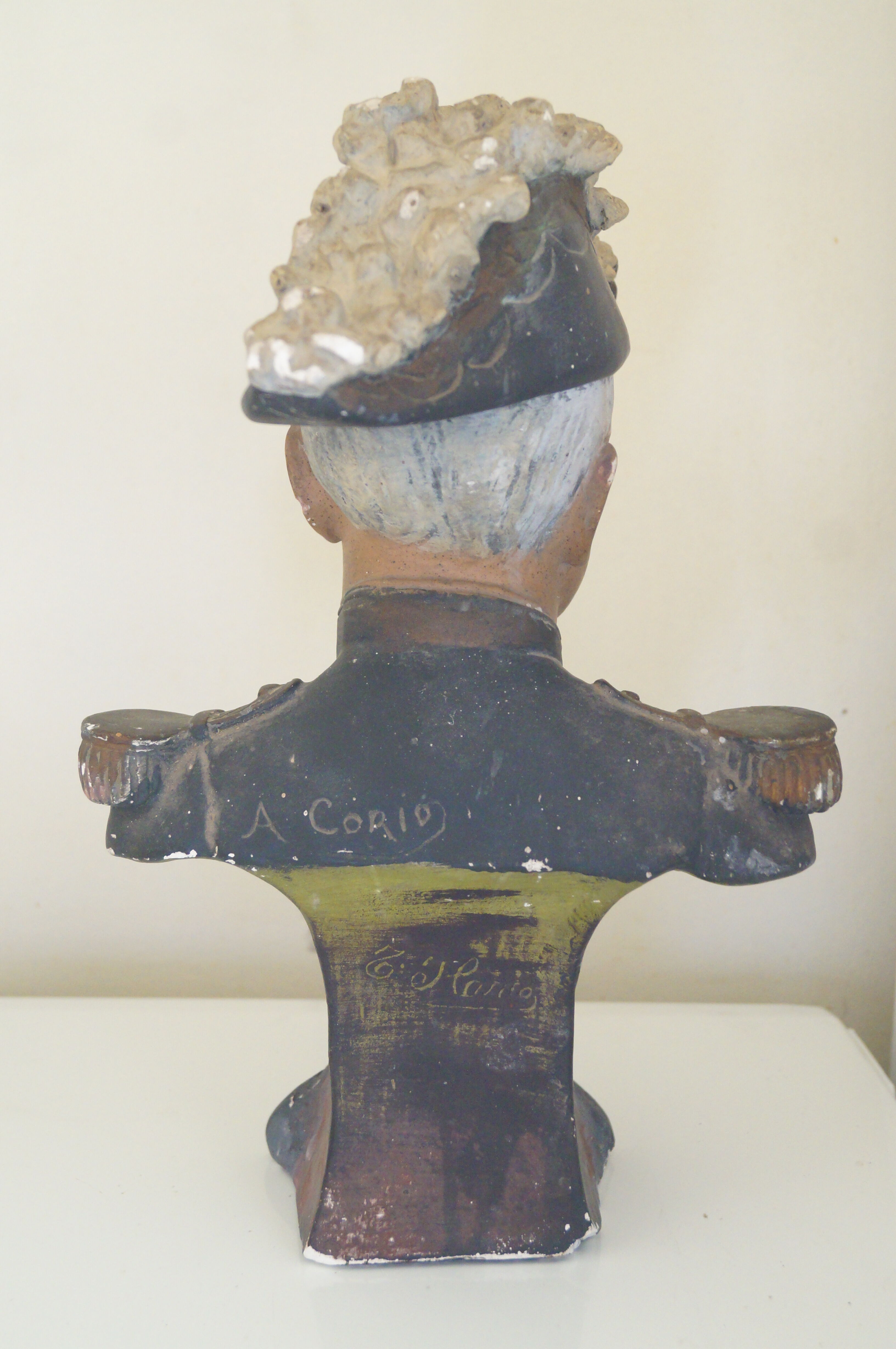 Plaster bust 1920 Joffre