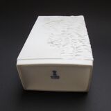 Kaiser bisquit porcelain fossil vase, Modernist 1970s West Germany.