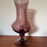 Large bubble glass tealight holder from Montauroux, 1960s