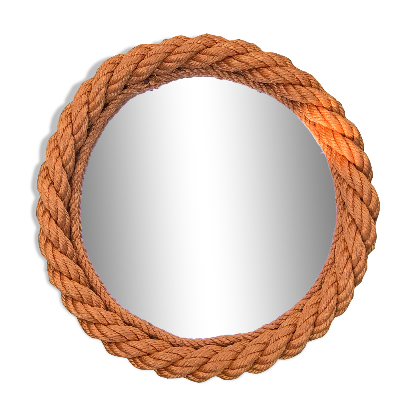Design mirror in braided rope, 1960