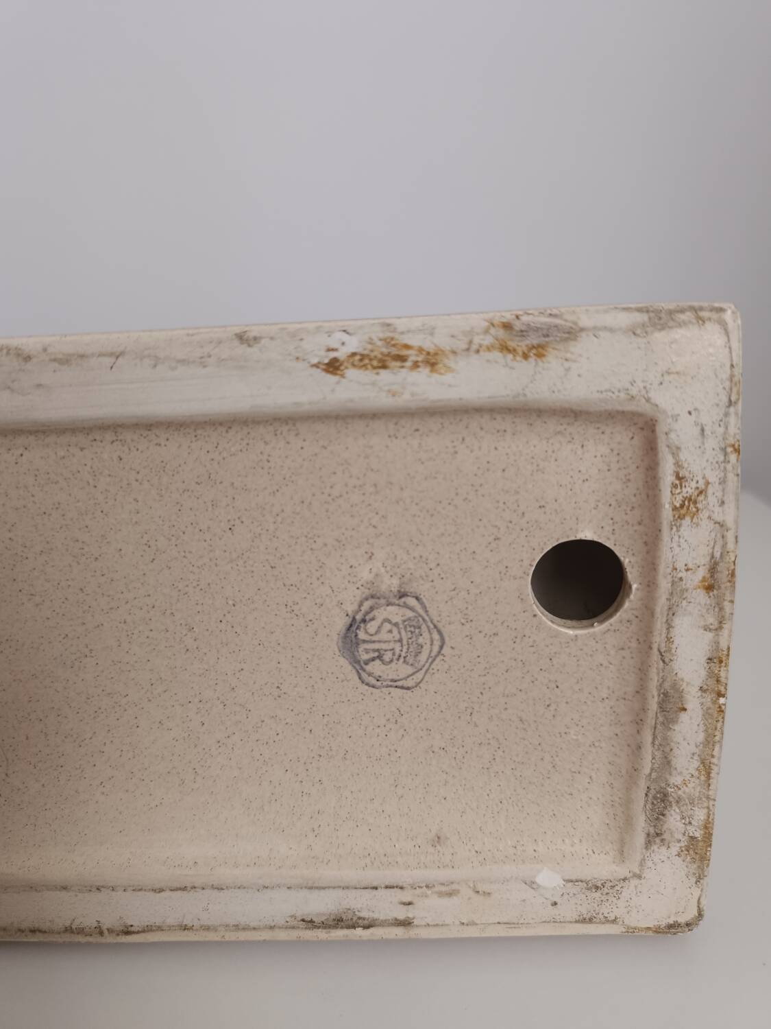 Nude Woman and Her Dog (Greyhound) - Beige Ceramic Statue - Signed Charles Lemanceau - 1930