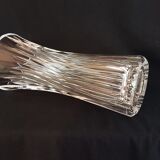 Val Saint Lambert crystal roll vase