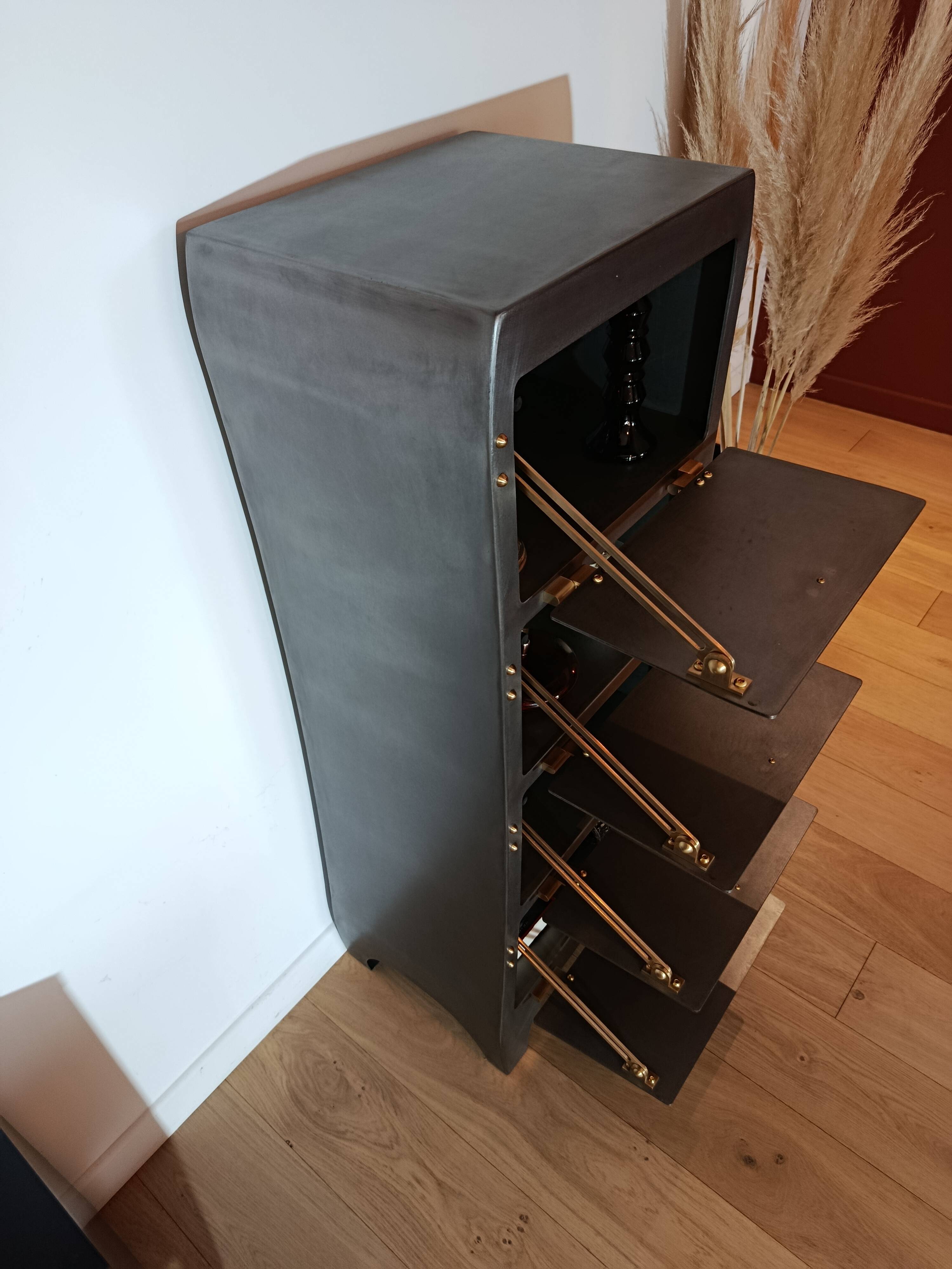 drop-leaf table the lady steel model no. 3 by the brand letrapu