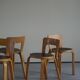 Model 65 dining chairs by Alvar Aalto for Artek, 1950