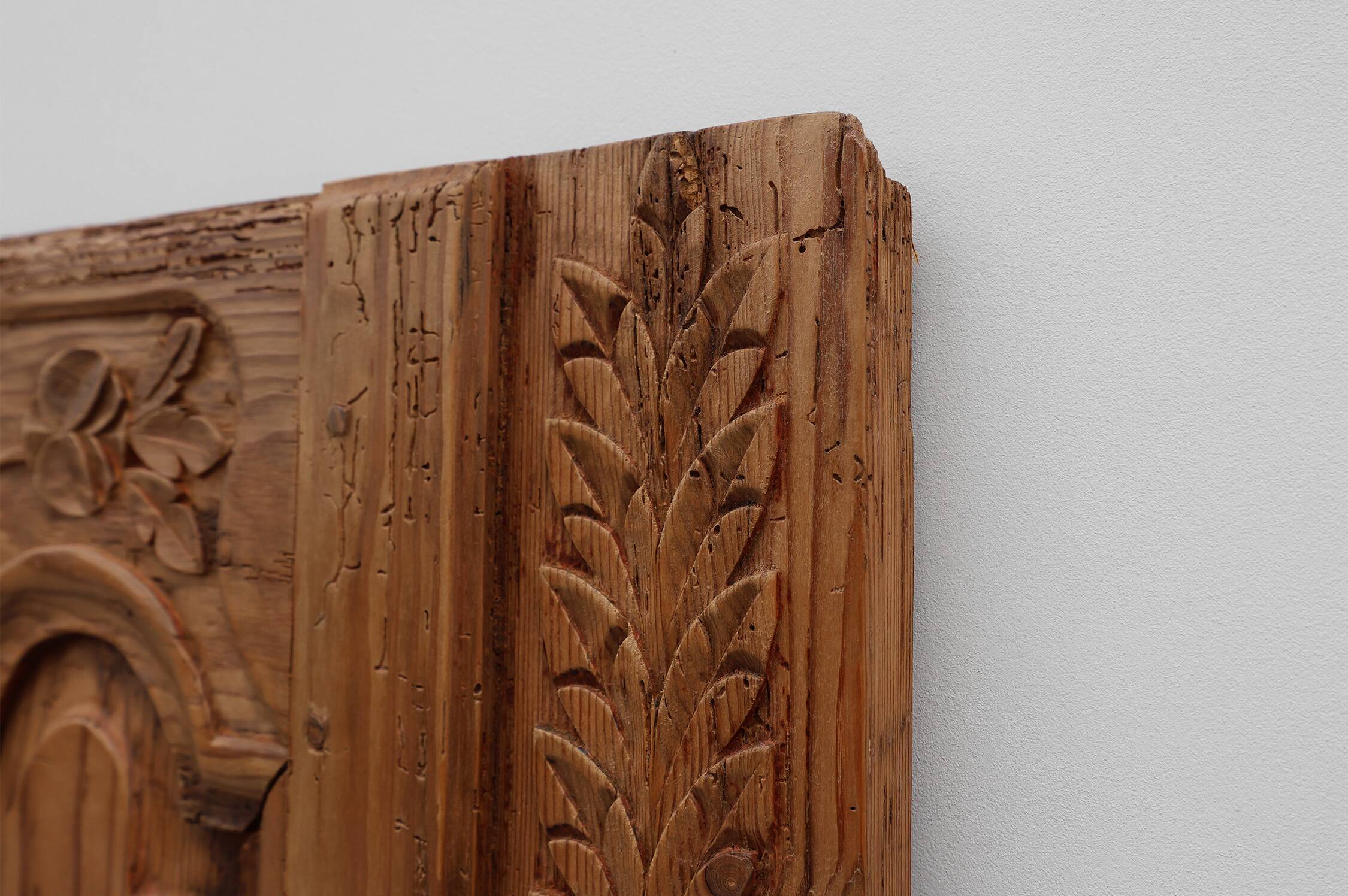 Pair of two Antique French Provincial hand carved doors, ca. 1880