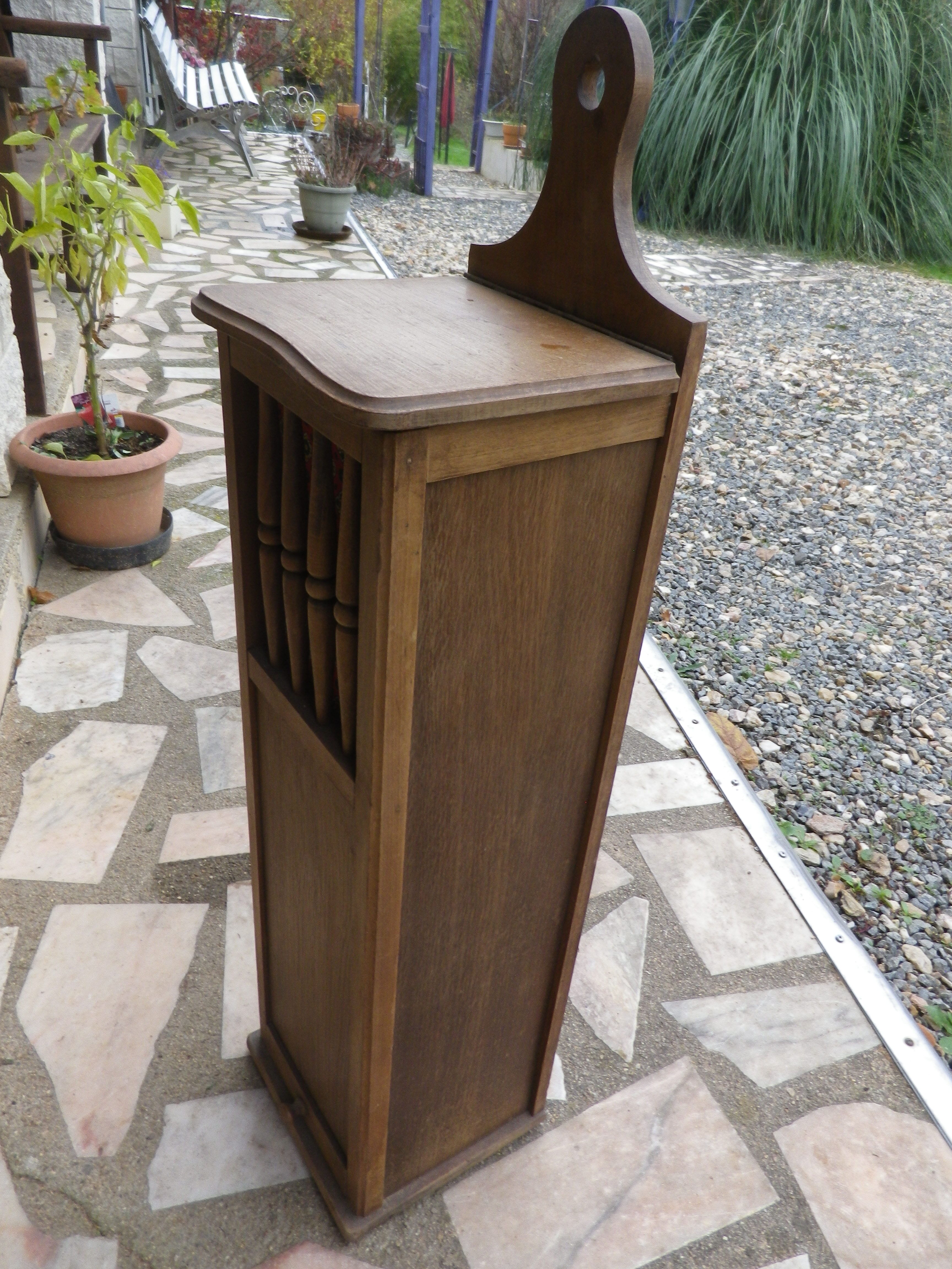 Old bread hutch in chene