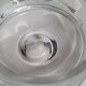 Thick frosted glass ashtray and pocket tray, 1980s savannah design, 13 cm.
