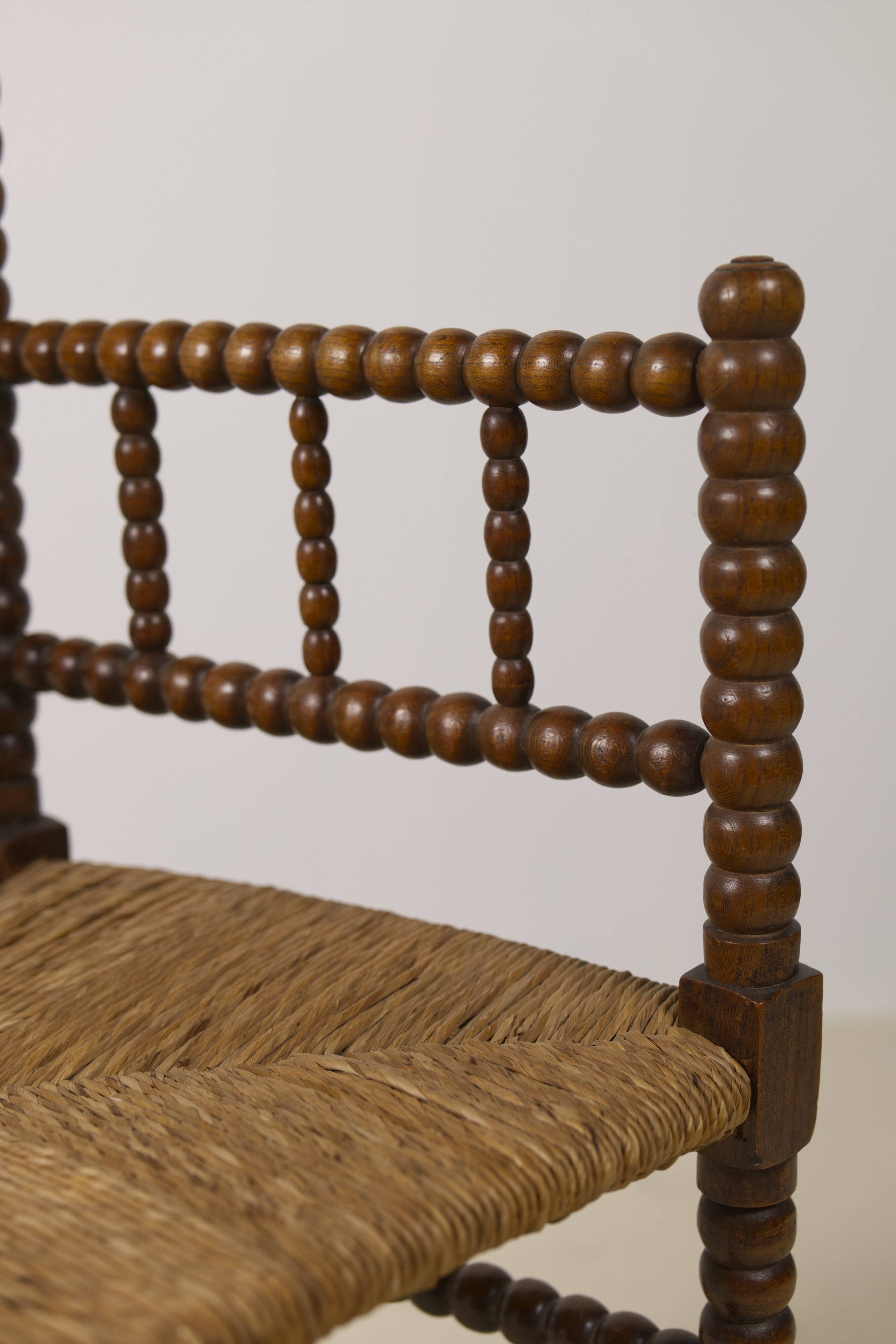 Chaise à bobines vintage