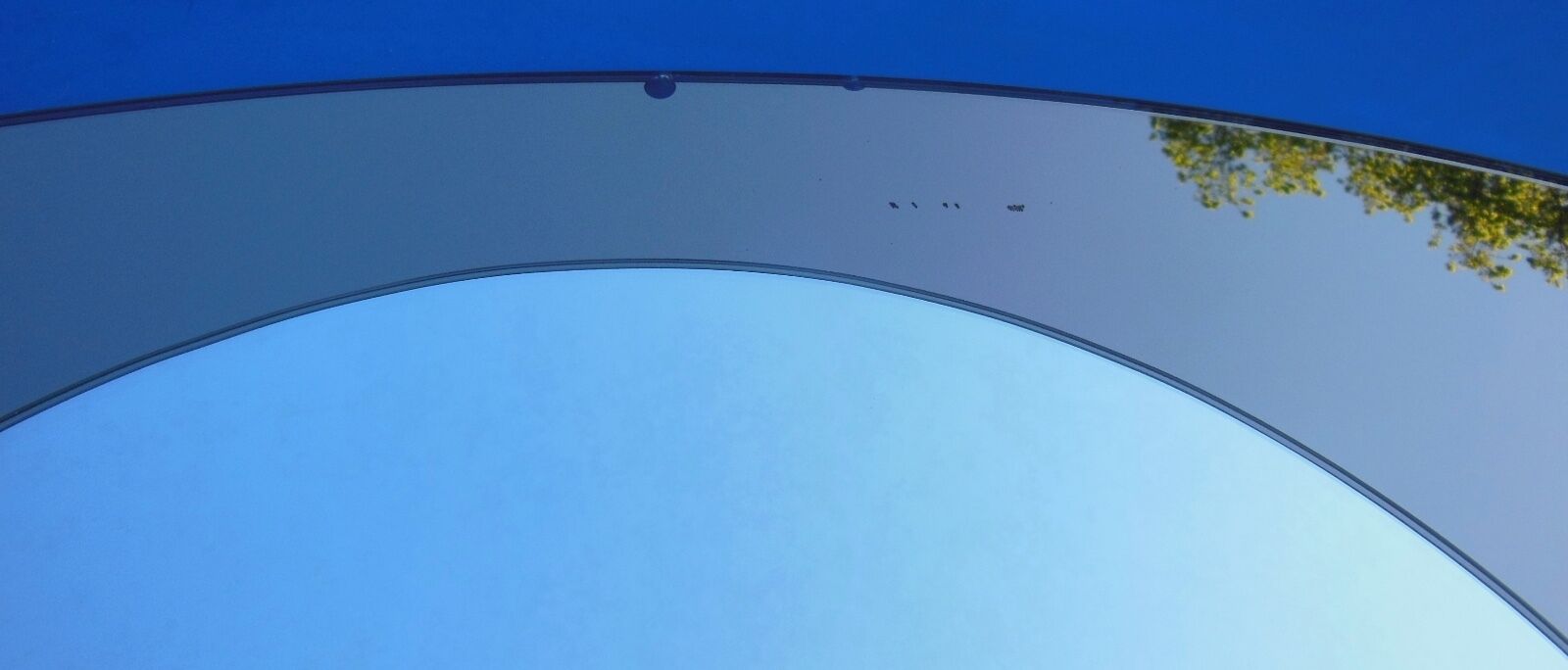 Mirror Fontana Arte with wall lamps