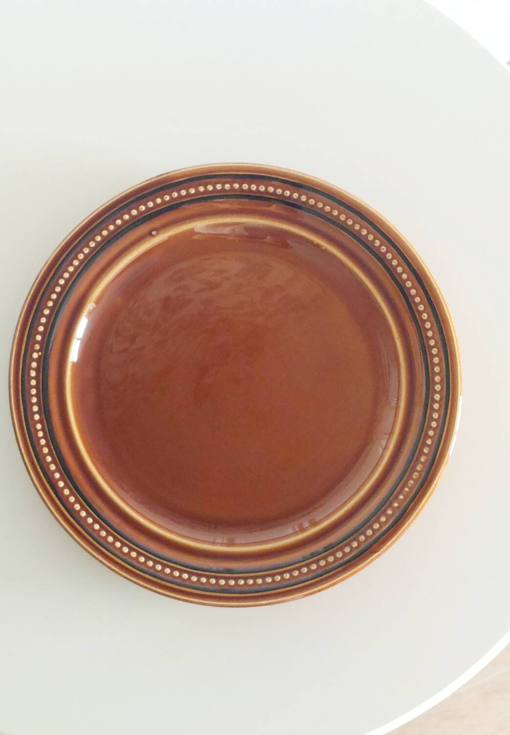 Lot de 6 assiettes à dessert Faïencerie de Saint Amand "Toulouse"