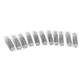 11 moulded glass knife rests - Ref 1167