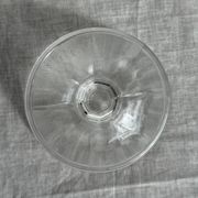 Set of 10 small vintage glass ice cream bowls.