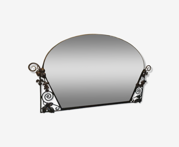 Miroir Art Déco en fer forgé