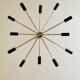 Lampadario Sputnik in ottone – 10 punti luce, Italia, anni ’60 – Originale