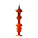 Italian Milano Falkland pendant lamp by Bruno Munari for Danese - 1970s