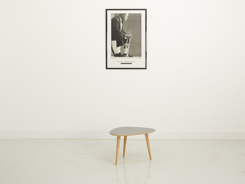 Coffee table classic format ash grey (60x40cm)