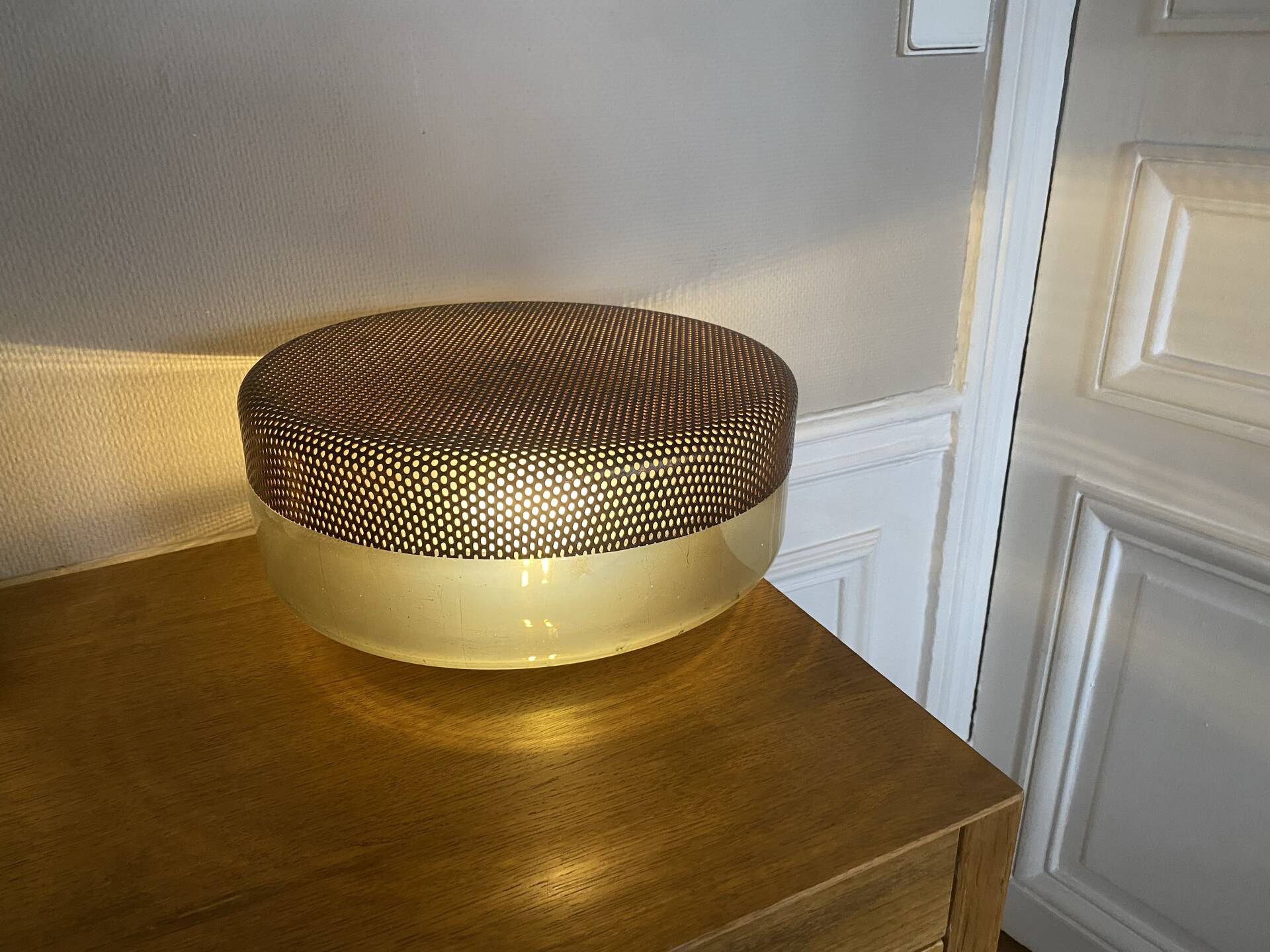 PULPO glass and metal table lamp