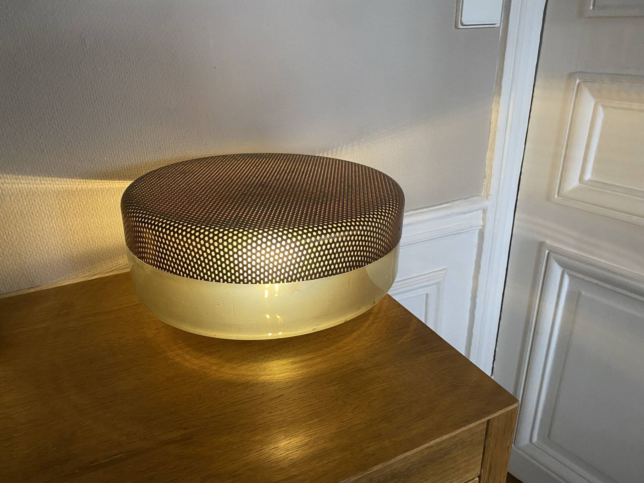 PULPO glass and metal table lamp