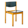 Chaise vintage empilable en bois courbé années 70