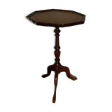 Gueridon period tripod in mahogany style nineteenth century