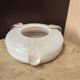 Opaline glass ashtray and pocket tray Poland 1970