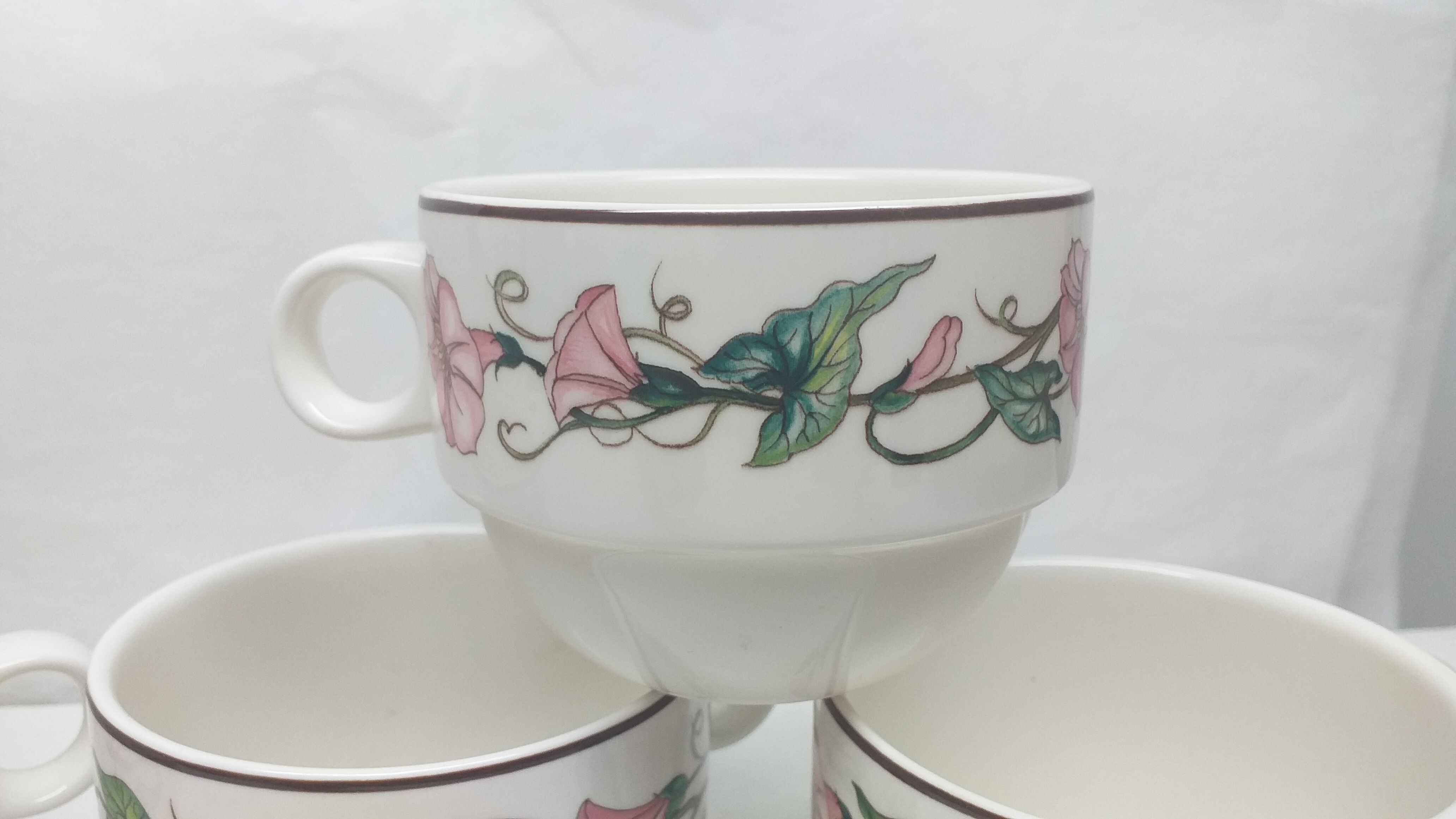 Lot 6 chocolate cups Villeroy and Boch Palermo cardboard