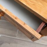 TABLE de Chevet VINTAGE Formica et Bois