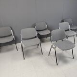 Vintage Dsc 106 Side Chairs By Giancarlo Piretti For Castelli, Set Of 6