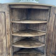Oak corner unit