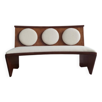 Banquette incurvéee - France 1940s