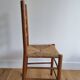 pair of vintage straw chairs