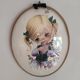 Oval vintage frame