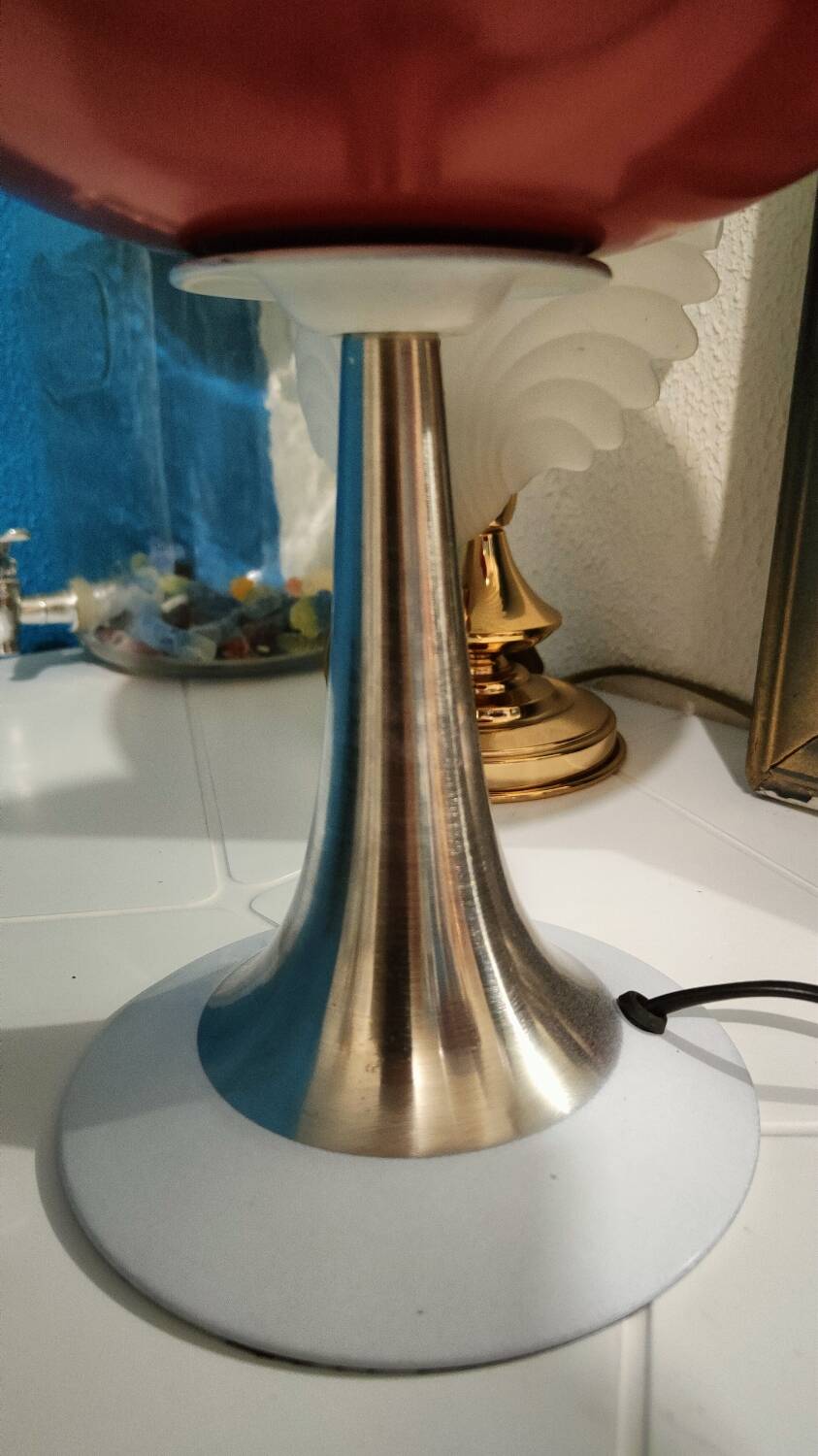 Paire de lampes Space âge cocci ball