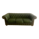 Canapé Chesterfield en cuir