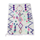 Berber Carpet Nine AZILAL 135x95 Knotted Hand in Morocco Pure Wool