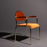 Hollywood Regency chair with or without armrest