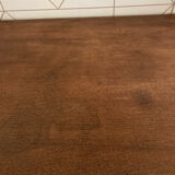 Buffet with 4 sliding doors, vintage wood and Formica