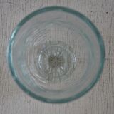 Art deco engraved glass vase
