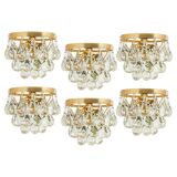 Small Murano glass ceiling pendant in the shape of a drop by C.Palme, Germany, 1970s.