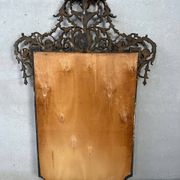 Grand miroir de cheminée doré – bois