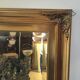Miroir rectangulaire en bois doré 140 x 80 cm