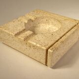 Mannelli travertine smoking set
