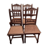 Chaises cannées