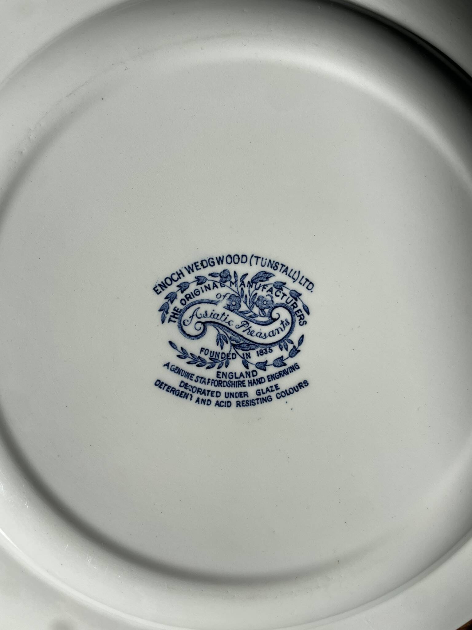 Enoch Wedgwood Large Round Dish