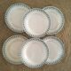 Assiettes creuses terre de fer Digoin Sarreguemines.